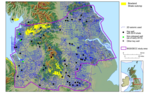 Area and key data for the BGS-DECC shale gas resource estimate